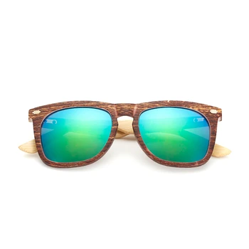2019 Mediniai Bambuko Kojų, Akiniai nuo saulės Moterims Aikštėje Veidrodis Originalios Medienos Saulės akiniai Vyrams, Prekės ženklo Dizaineris Vairavimo UV400 Gafas de sol