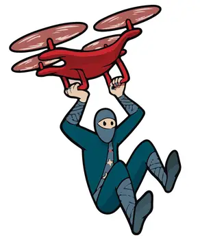 2019 Naujausias Mados DRONE SKRAIDYMAS NINJA UAV Tee Marškinėliai. Vyrai Dydžių LAIVUS NEMOKAMAI! O-Kaklo Hipster Tshirts