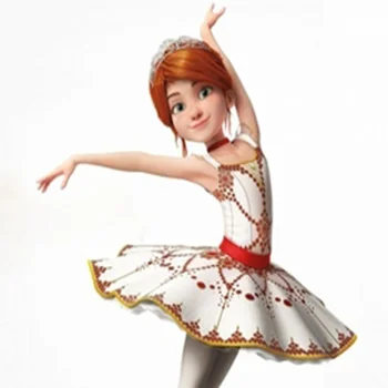 2019 Naują Filmą Ballerina Felicie Cosplay Kostiumas Mergaitėms Šalies Drabužių Helovinas Kostiumas Vaikams šokių kalėdų dress mergaitė