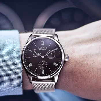 2019 Prabanga Vyras Parnis Galios Rezervo Automatinis laikrodis Mechaninis Savęs Likvidavimo Vyrų Laikrodžiai mekanik kol saati relogio automatico