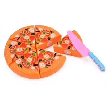 2019 Vaikų, Vaikų, Virtuvės Pizza Šalis Greito Maisto Skiltelės Pjovimo Apsimesti Žaisti, Maisto Žaislas, Žaislai Chirden WYQ