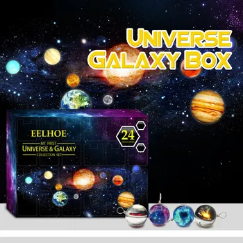 2020 24pcs Kosminės Galaxy Advento Kalendorius Įdomus Universalios Apdailos 2021 Naujųjų Metų Žaislai Žemės Mokslų Rinkinys Vaikas Dovana