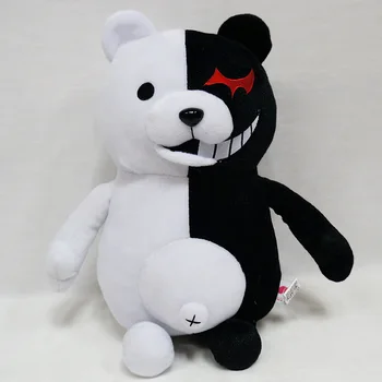 2020 Dangan Ronpa Super Danganronpa 2 Monokuma Black & White Bear Pliušinis Žaislas, Minkšti Kimštiniai Gyvūnų Lėlės Gimtadienio Dovana Vaikams