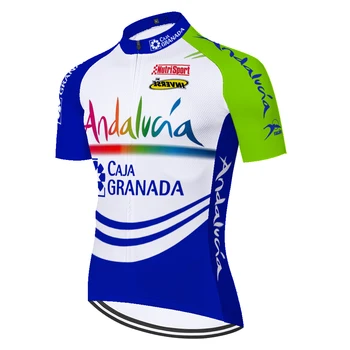 2020 KOMANDA ANDALŪZIJOS dviračių džersis trumpomis rankovėmis vyrams ispanija camisa ciclismo vasaros orui quick dry pro bike marškinėliai