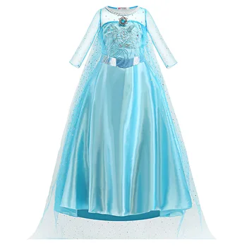 2020 M. Mergaičių Suknelės Kalėdų Anna Elsa Helovyno Cosplay Kostiumas Vaikų Vasaros Suknelė Mergaitė Princesė Dress Gimtadienio Vestidos