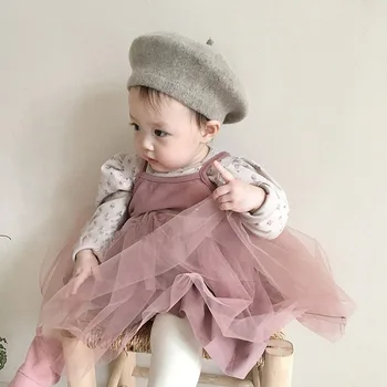 2020 M. Nauja Baby Girl Drabužiai Nustatyti Medvilnės Baby Romper Saldus Princesė Dress Gimtadienio Merginos Tutu Suknelė Tiktų