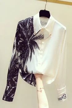 2020 m. Rudens ir Vasaros Naujų ilgomis Rankovėmis Balti Grafinis Marškinėliai Moterų Dizaineris Prabangių Drabužių Harajuku