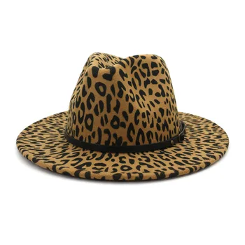 2020 m. žiemos skrybėlės moterims mados Vienodo pločio Kraštų Panama Vilnos Veltinio Džiazo Fedora Skrybėlės vyrų variklio dangčio cowgirl gorros mujer invierno