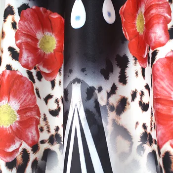 2020 Mados Afrikos Suknelės Moterims Gėlių Papuošalai, Leopardas Spausdinimui O-Kaklo Trumpomis Rankovėmis Mados Afrikos Maxi Suknelė Moterims