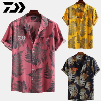 2020 Metų Vasaros Seabeach Marškinėliai Žvejybos T-Shirt Daiwa Žvejybos Spausdinti Marškinėliai Lauko Sporto Kvėpuojantis Kamufliažas, Žvejybos Apranga
