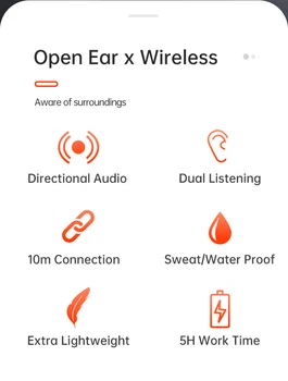 2020 Naujas Kaulais Ausines Bluetooth 5.0 Belaidžio Ne In-Ear Ausinės Sweatproof Vandeniui Sporto Ausines 18g Ausinių