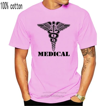 2020 Naujas Mados Prekės ženklo Drabužių Jav Armijos Medicinos Šaka Insignia Caduceus Veteranas Grafinis T-Shirt medvilnės marškinėliai, Topai