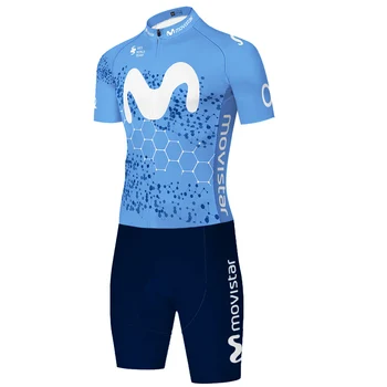 2020 pro komandos pjovimas lazeriu movistar maillot ciclismo hombre quick dry dviračių skinsuit dviračių jumpsuit 20D gelio padas triatlonas kostiumas