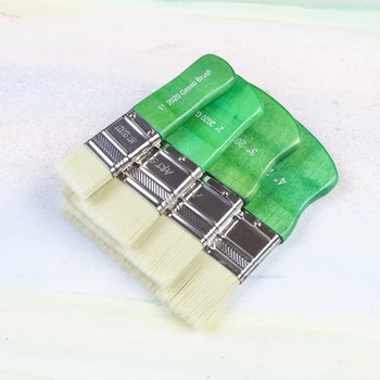 2020 sintetinių plaukų medinė rankena akrilo akvarelė gesso meno šepetys