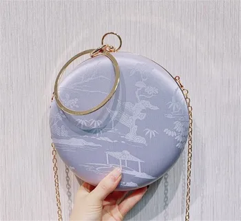 2020 siuvinėjimo Kraštovaizdžio vakarą sankabos krepšiai pearl hasp Kinų stiliaus pokylių piniginės mini rankinėje lašas laivybos MN1556