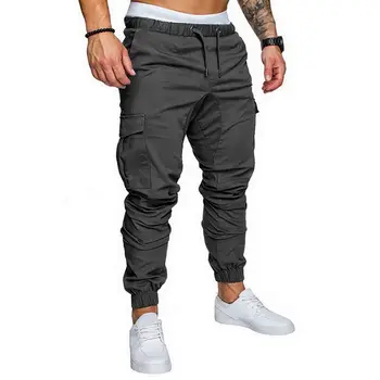 2020 Vyrų Atsitiktinis Jogger Kietojo Hip-Hop High Street Kelnės Kelnės Naujos Atvyksta Šokių Sportwear Baggy Haremo Kelnės Kelnės Sweatpants