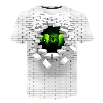 2020 Vyrų Naują Asmeninį T-Shirt Katė Gyvūnų Spausdinti Marškinėliai 3D vyriški T-Shirt Naujovė Gyvūnų Topai Marškinėliai Vyrams trumpomis Rankovėmis