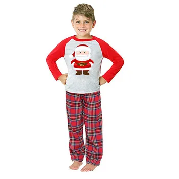 2020 Šeimos Atitikimo Kalėdų Pižama Rinkiniai Kūdikiams, Vaikams, Suaugusiesiems Kalėdos Sleepwear Naktiniai Drabužiai Drabužių Šeimos Atsitiktinis Santa Drabužių Rinkinys
