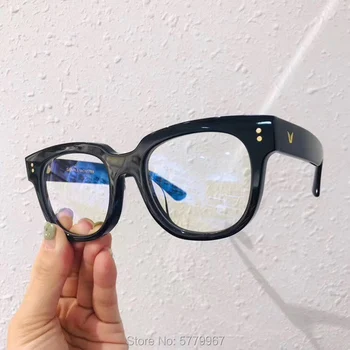 2020 Švelnus rankų darbo Vėžlys acetatas optiniai akinių rėmeliai moterų, vyrų akinius dizaineris prekės akiniai turas trumparegystė akiniai