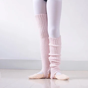 2021 Geros Kokybės Merginos Profesinės Šokių Kojinės Moterų Baleto Lotynų Šiuolaikinio Šokio Megzti Kojų Šildytuvus Moterų Žiemos Sporto Kojinės