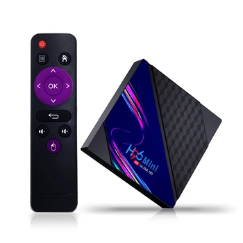 2021 Naujas H96mini RK3318 Ir roid 10.0 Smart TV Box 2.4 G&5G Dual Wifi BT4.0 Media Player