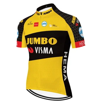 2021 pjovimas lazeriu Jumbo visma trumpas maillot ciclismo hombre mens dviračių džersis dviračių maillot Lenktynių vasaros quick dry dviračių džersis
