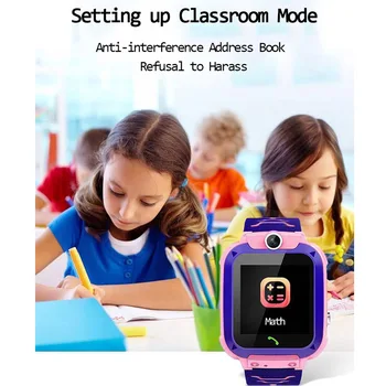 2021 Vaikų Smart Žiūrėti SOS Telefoną, Laikrodį Smartwatch Vaikams Su Sim Kortele Foto Vandeniui IP67 Vaikams Skirtą 