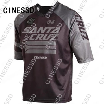 2021 Vyrų Kalnų Megztiniai trumpomis rankovėmis MTB fox Kalnų Dviračių Marškinėliai Offroad DH Motociklo Jersey Motokroso Sportwear FXR dviratį
