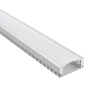20inch LED aliuminio profilis matinis difuzorius butas ultra plonas led kanalą 12mm pcb,5V (12V 24V juosta šviesos būsto