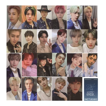 23pcs/set Kpop NCT 2020 photocards Naujas REZONANSO Pt.1 2 albumas HD aukštos kokybės NCT2020 visų valstybių Nuotraukų korteles,