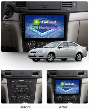 2G RAM Android 9.1 Automobilio Radijas Stereo Vienetas Grotuvo Chevrolet Chevrolet Epica 2007-2011 2012 GPS Navigacijos pagalba DVR OBD PSSS