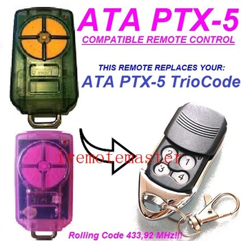 2pieces Nauja siunta! Dėl ATA PTX-5 Triocode 433,92 MHZ pakeitimo nuotolinio Geležinkelių kodas 433.92 MHZ