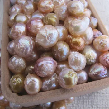 2piecs/daug Gamtos Didelis Baroko Perlas Laisvas Beads10-11mm,Įvairių Spalvų Nekilnojamojo Perlų Karoliukai Papuošalai 