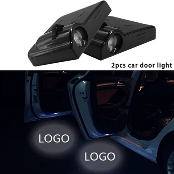 2vnt Automobilio Duris Sveiki atvykę šviesos diodų (led) projektoriaus lempa Ford fiesta 