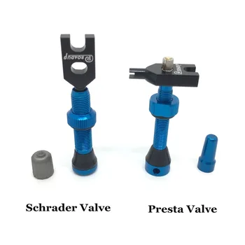 2vnt Presta & Schrader Vožtuvas Core & Vožtuvas Extender Removal Tool Trijų-In-One Išmontavimo Įrankiai