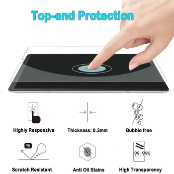 2vnt Tablet Grūdintas Stiklas Screen Protector Cover for Samsung Galaxy Tab S5E T720 Visišką Apsauginės Plėvelės