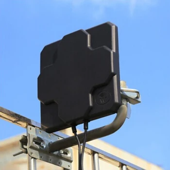 2X22DBi Lauko 4G LTE MIMO Antena Dvigubos Poliarizacijos Skydelis Krypties Išorinės Antenos SMA Male 20cm Laidu