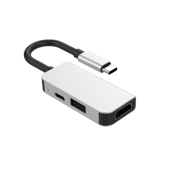 3-in-1 4-in-1 5-in-1 6-in-1 7-in-1 8-in-1 USB-C Hub Greita Įkrovimo Duomenų Perdavimo USB C Multiport Adapteris šviesos compact USB šakotuvas
