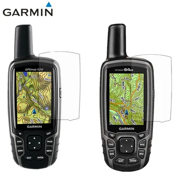 3 Vnt GPS screen protector Garmin GPS GPSMAP 62 64 62s 62sc 62st 62stc Filmas HD anti-scratch elektrostatinės PET plėvelė, Stiklas