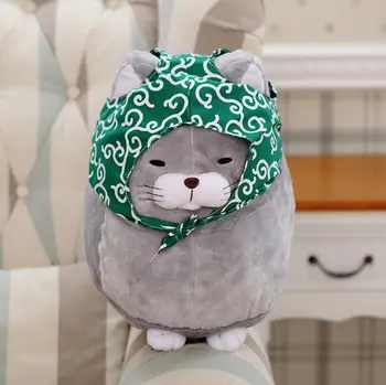 30 cm/ 40cm animacinių filmų mielas riebalų kačių pagalvėlės, pagalvės, minkšti kimštiniai pliušinis lėlės mesti pagalvę vaikams gimtadienio dovana