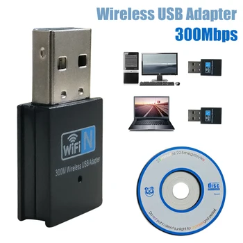 300m usb wifi adapteris ethernet lan wireless 802.11 n nešiojamas 8192EU dongle kortelės adaptador 2.4 g, wi fi imtuvą, 