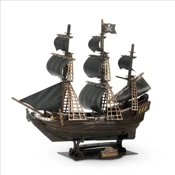 308 Vienetų/set Dėlionė 3D Piratų Laivo Modelį Laivų ir Valčių Rinkinys Laivas Nustatyti Suaugusiųjų Švietimo Žaidimai, Kūrybiniai Žaislai