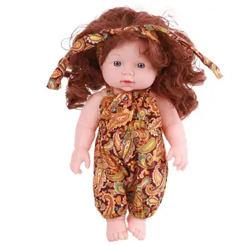 30cm Modeliavimas Lėlės Naujagimiui 12inch Juoda Kūdikių Lėlės Visą Silikono Vinilo Pop Minkšti Žaislai Žaislų Nathniel Princesė Dovanos