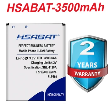 3500mAh originalus HSABAT BLP569 Baterija KOLEGA Rasti 7 Surasti 7a X9000 X9006 LTE X9007 X9076 X9077