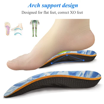3D U-formos Eva orthotic arch paramos vidpadžiai, skirti vienodo kojų ortopedijos pusė bato vidpadis, įžūlus batai pagalvėlė Padų Fascitas