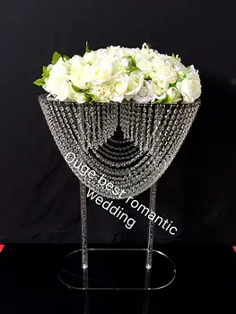 3pcs/daug aukščio akrilo kristalų vestuvių puošmena/crystal vestuvių tortą stovas/acryli gėlių stovas/vestuvių ramsčio į JAV