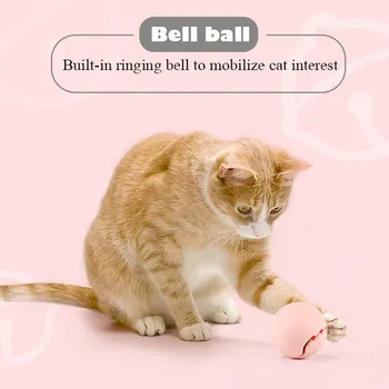 3Pcs Pet Bell Žėrintis Žaislas Kačiukas Kibinimas Interaktyvūs Žaislai, Kamuoliai, Mėtų Mirksi Bell Katžolių
