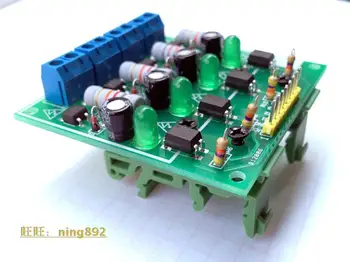 4 Kanalų 220V AC Optocoupler Izoliacija Modulio 220V Optocoupler Modulis Aptinka, kad Buvimas 220V Įtampa