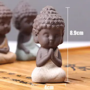 4 stilius 3D Buda Silikono formų 3D Buda muilo pelėsių rankų darbo Budos statula porceliano pelėsių kepimo dekoratyvinis įrankiai