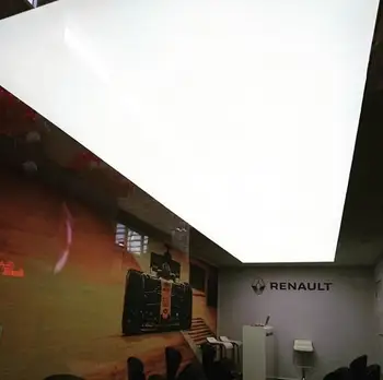 4011 Translcuent PVC Įtempiamų Lubų Plėvelė automobilių parodoje parodų balta skaidri įtempiamos lubos filmas lubų apdailai